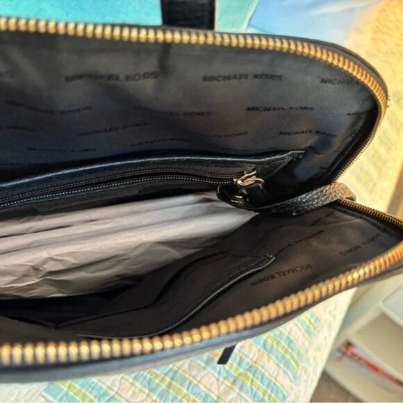 Michael Kors Rhea Medium Slim Pebbled Leather Backpack main image 5